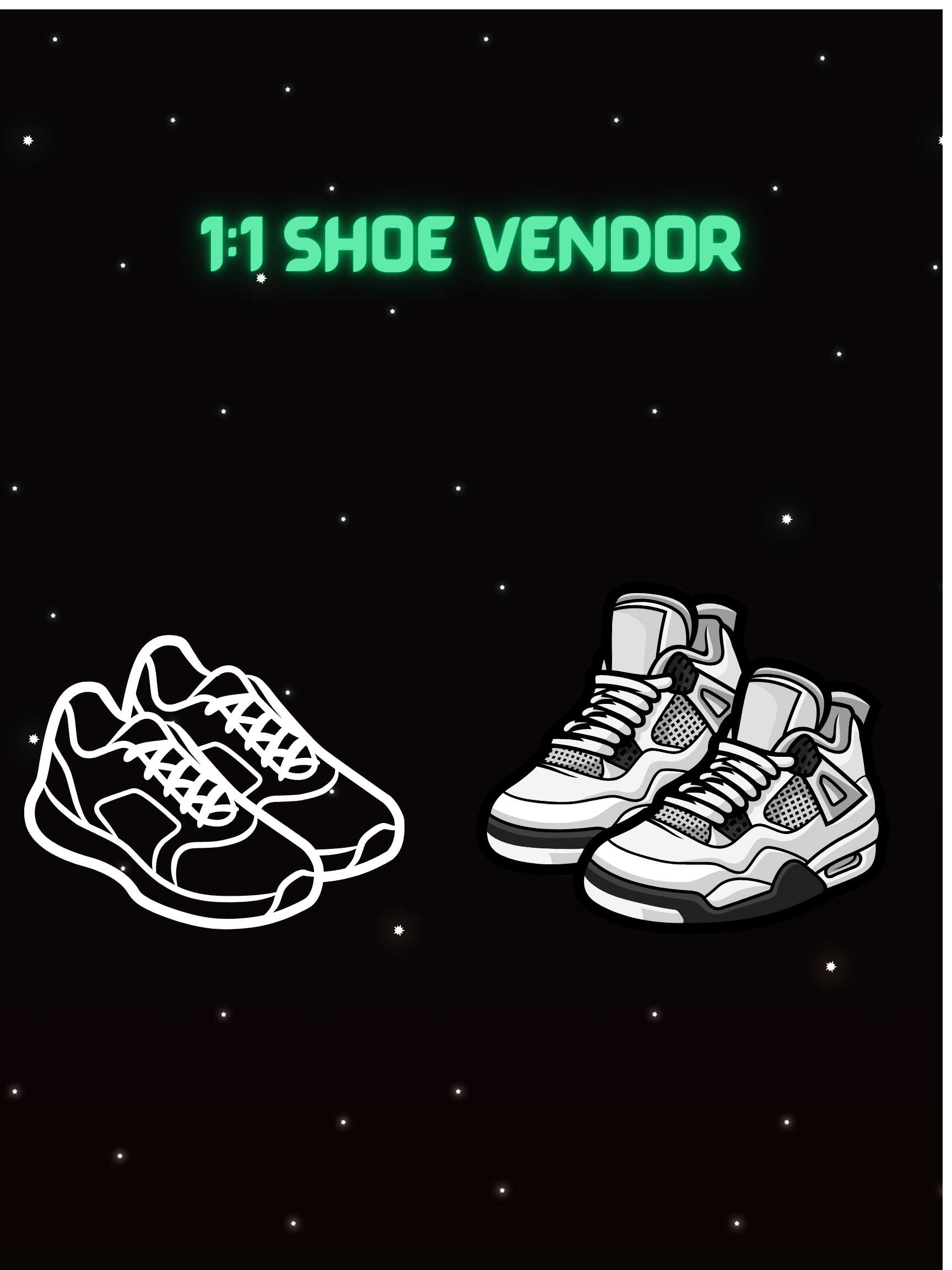 1:1 Shoe Vendor